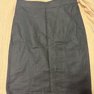Ann Taylor Black Pencil Skirt Knee-Length Work